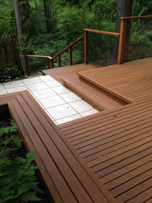 North Vancouver Wooden Deck Refinishing - A Glass Act